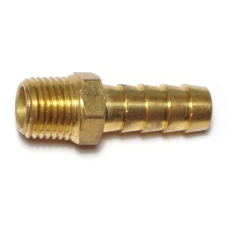 Midwest Fastener 3/8" x 1/4MIP Brass Hose Barbs 6PK 66508